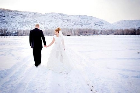 ślub wesele zimą